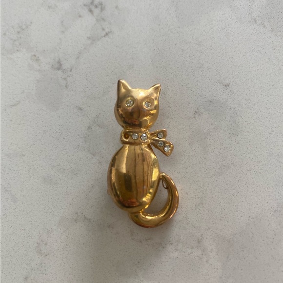 Vintage Cat Brooch - Picture 1 of 4